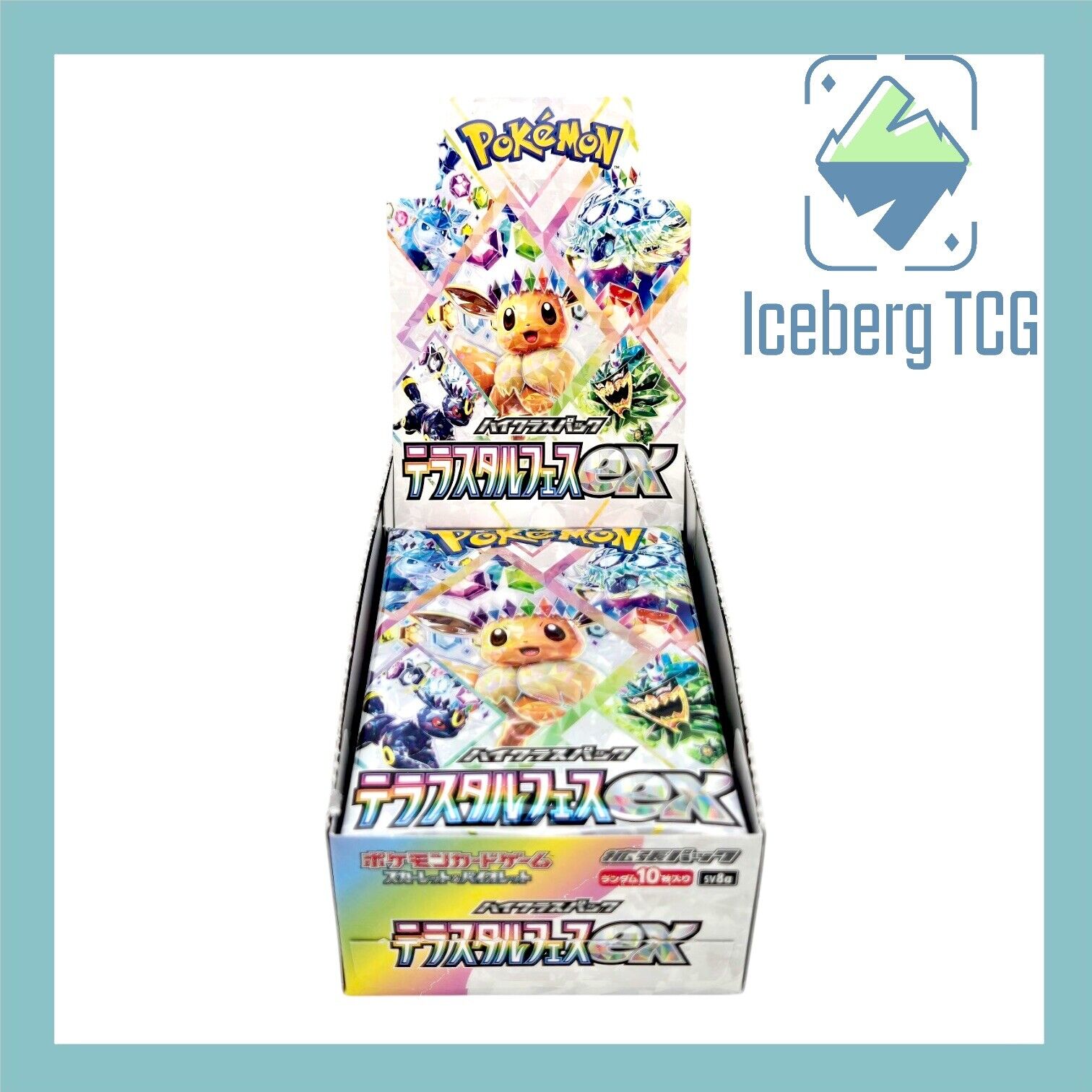 Japanese Pokemon Terastal Festival EX Booster Box - SV8A Japanese Pokemon Terastal Festival EX Booster Box - SV8A