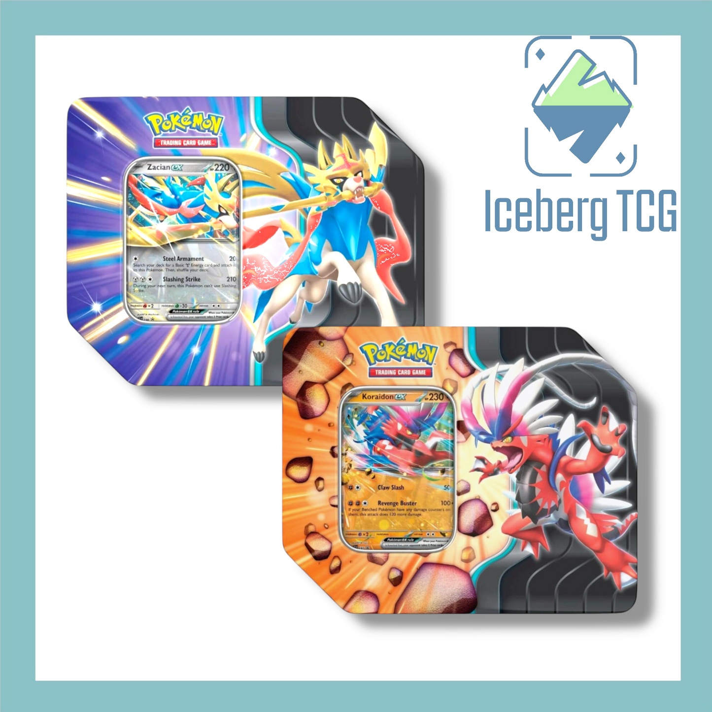 Pokemon Slashing Legends Tin