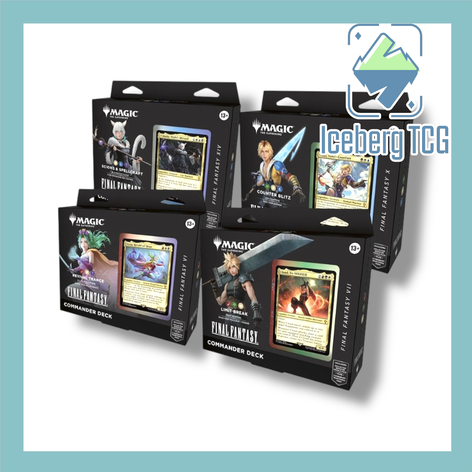 Magic: The Gathering Final Fantasy Commander Deck Iceberg TCG Magic: The Gathering Final Fantasy Commander Deck Iceberg TCG