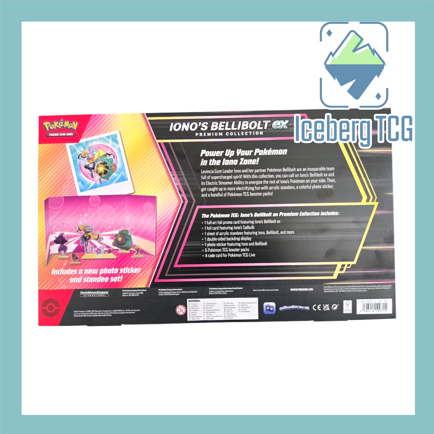 Pokemon Iono's Bellibolt ex Premium Collection