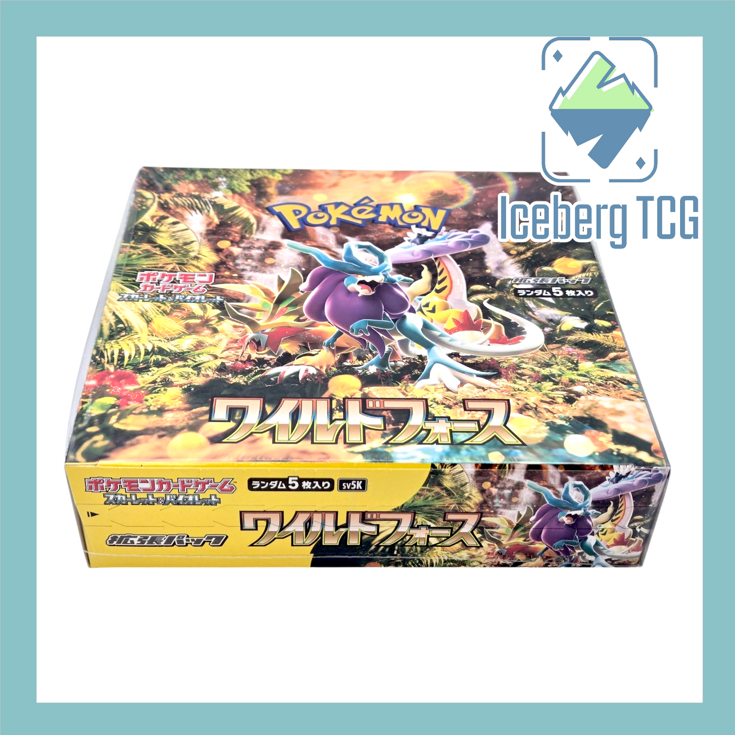 Japanese Pokémon Wild Force SV5K Booster Box Sealed