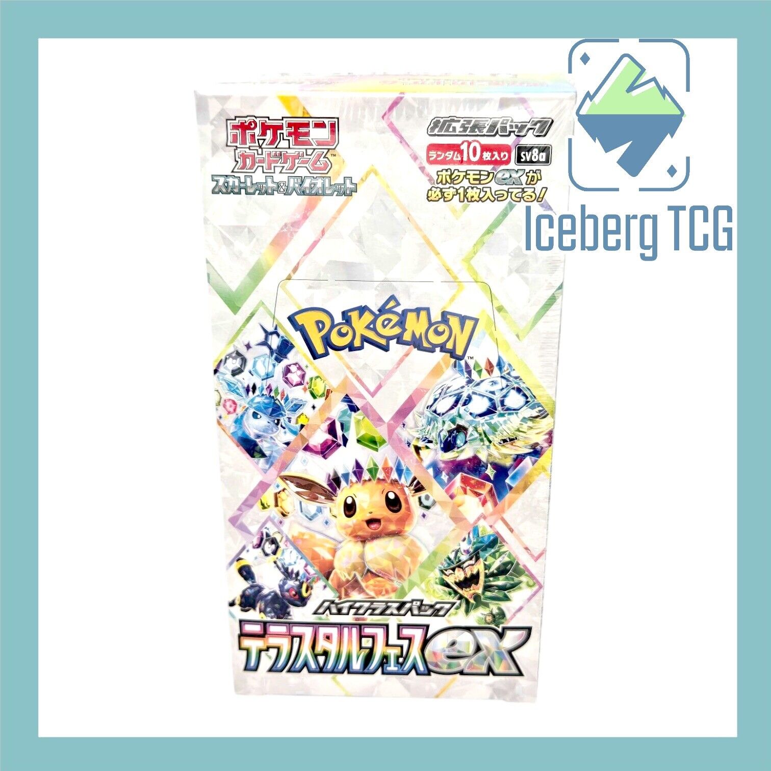 Japanese Pokemon Terastal Festival EX Booster Box - SV8A Iceberg TCG Japanese Pokemon Terastal Festival EX Booster Box - SV8A Iceberg TCG