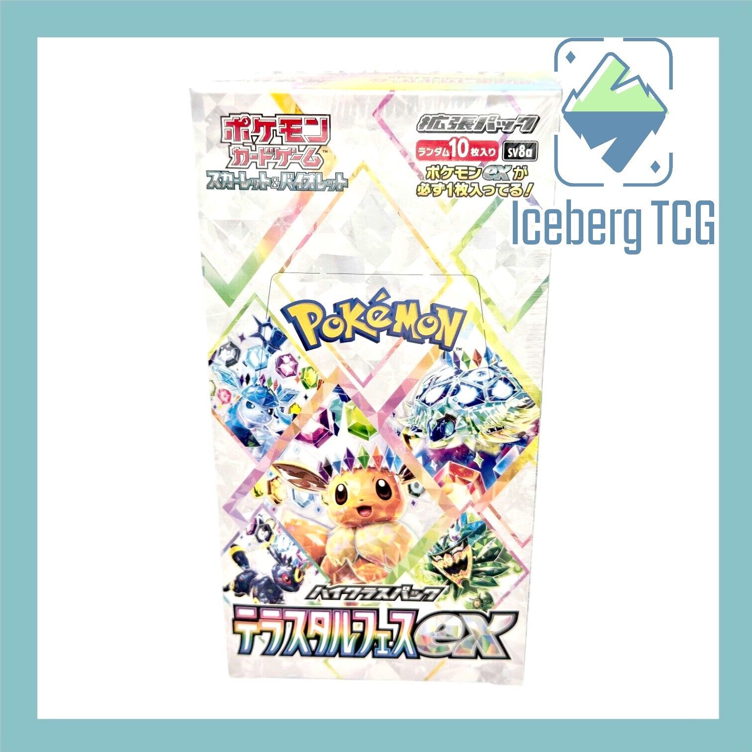 Japanese Pokémon Terastal EX Booster Box SV8A Sealed