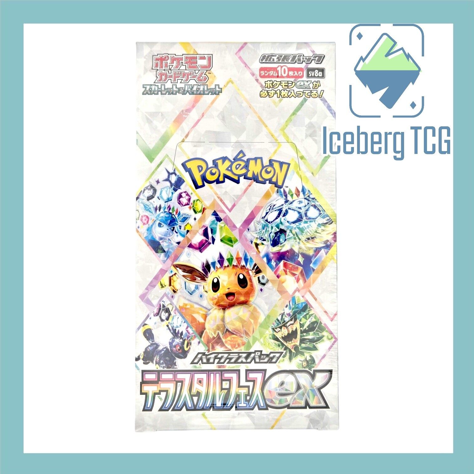 Japanese Pokemon Terastal Festival EX Booster Box - SV8A Iceberg TCG Japanese Pokemon Terastal Festival EX Booster Box - SV8A Iceberg TCG