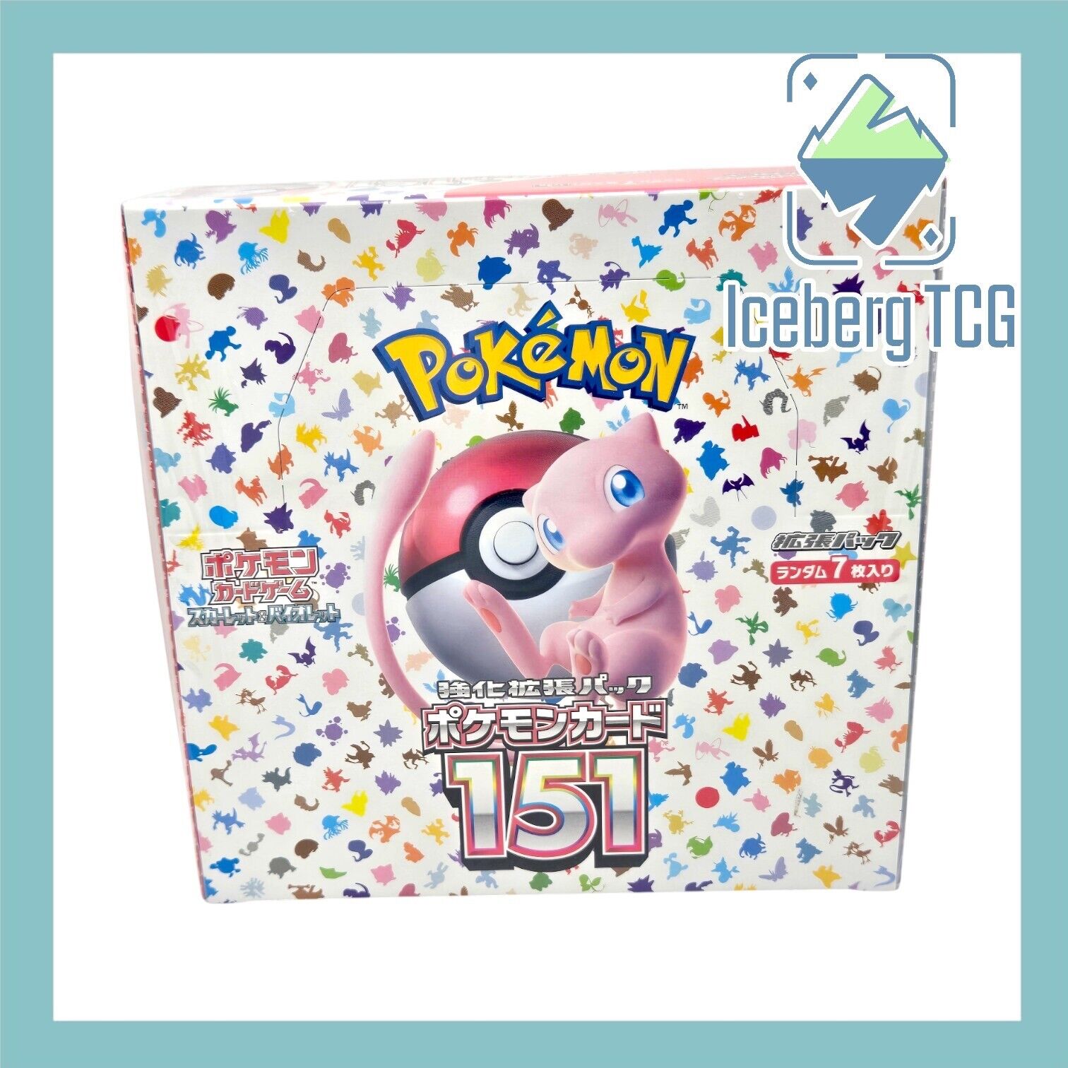 Japanese Pokemon 151 Booster Box - SV2A Iceberg TCG Japanese Pokemon 151 Booster Box - SV2A Iceberg TCG