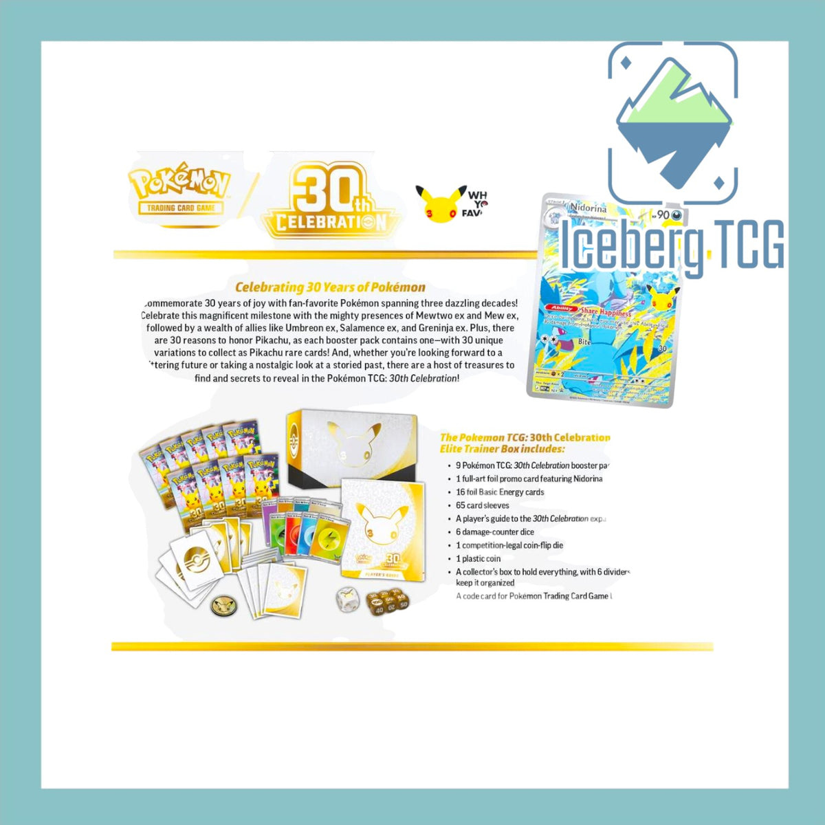 Pokemon 30th Celebration ETB