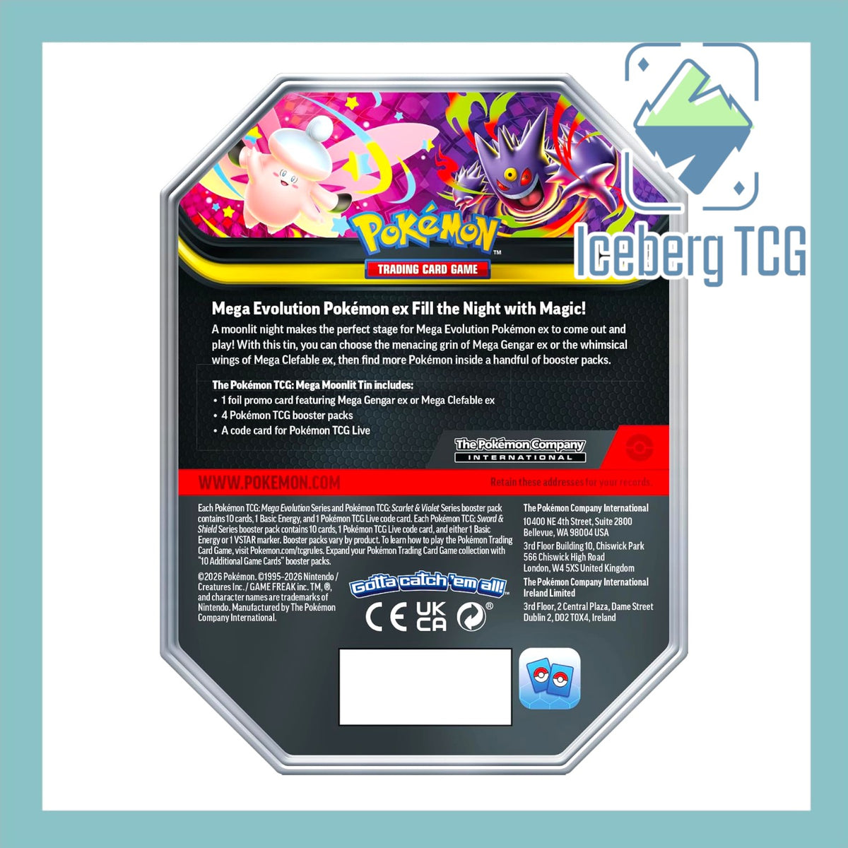 Pokemon Mega Moonlit Tin