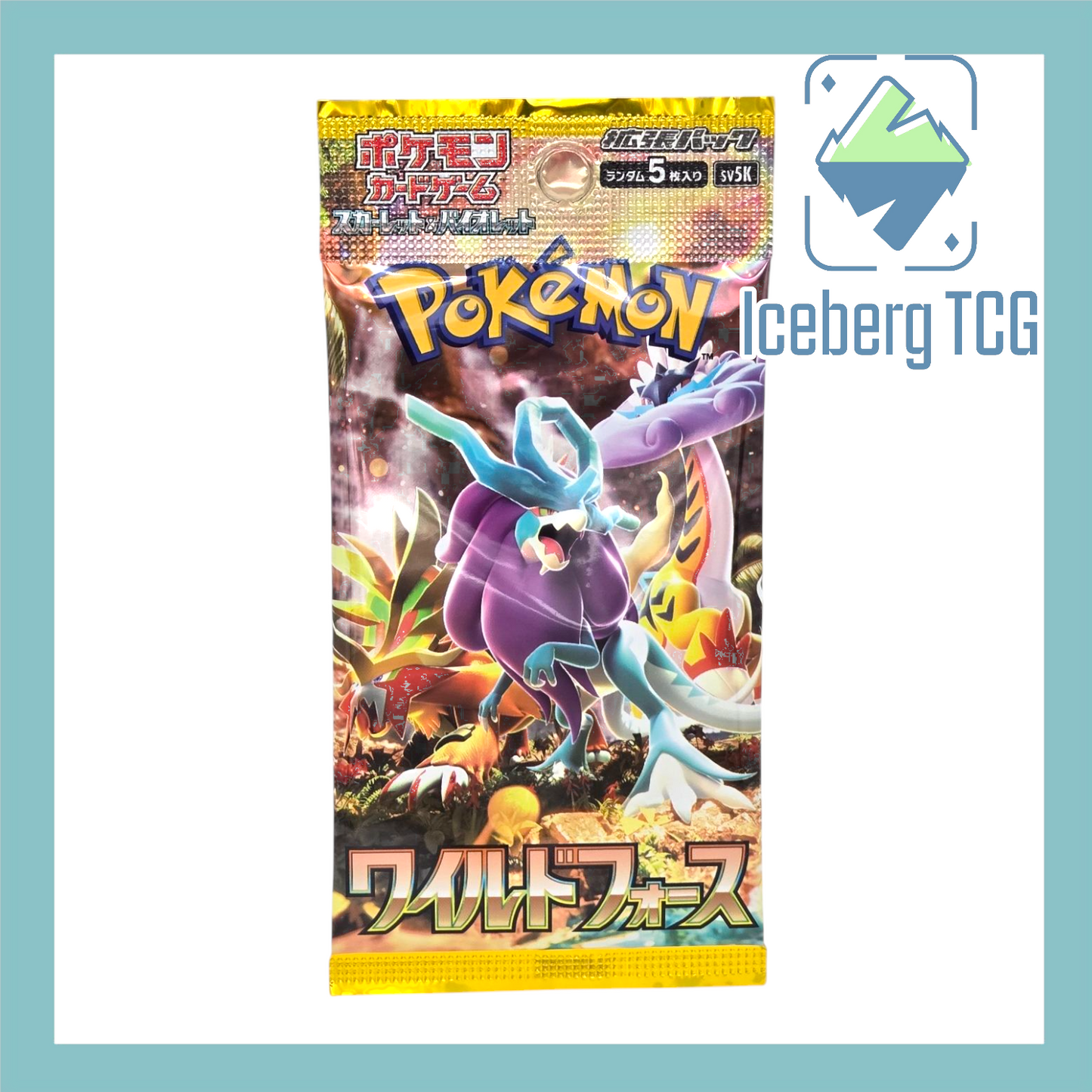 Japanese Pokémon Wild Force SV5K Booster Box Sealed