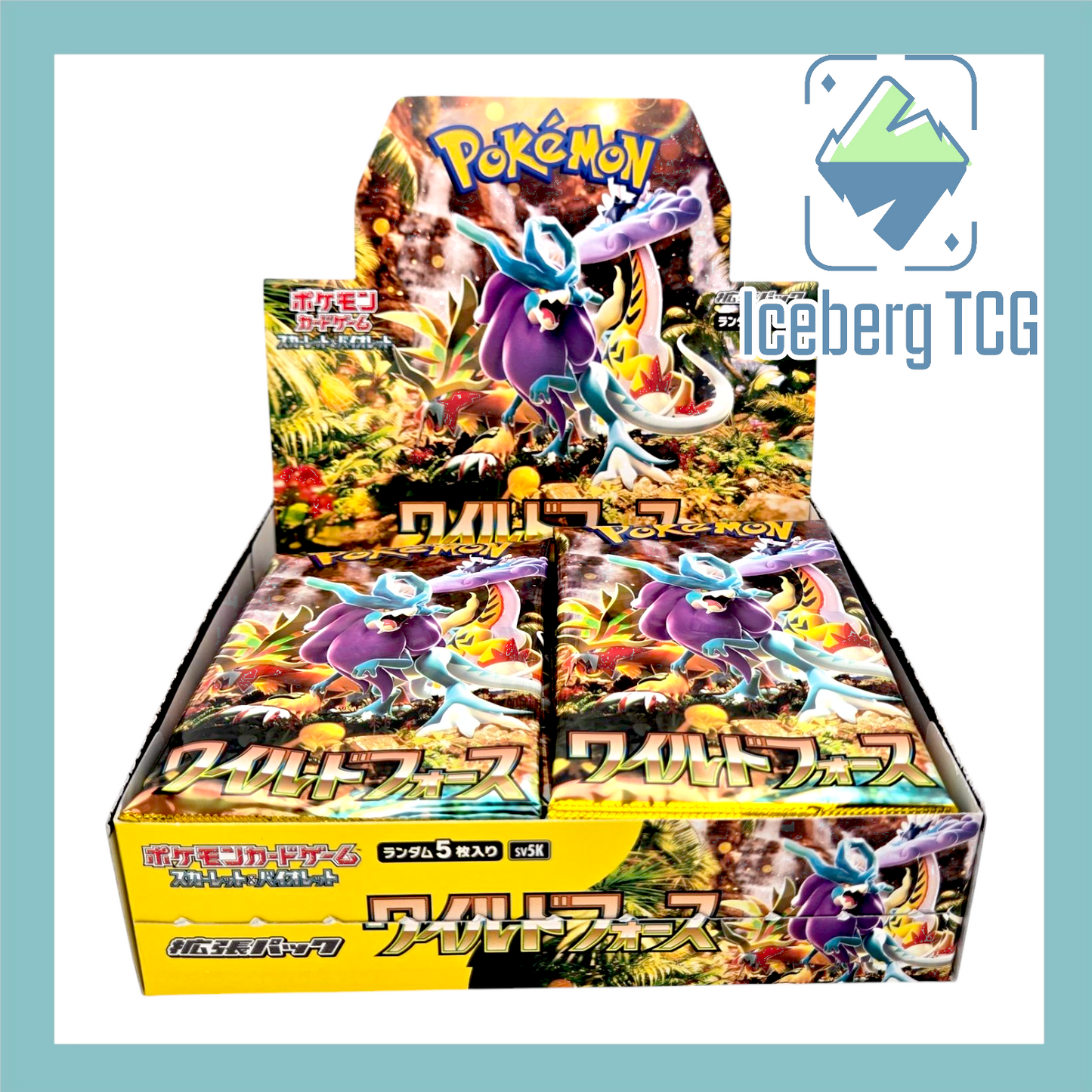 Japanese Pokémon Wild Force SV5K Booster Box Sealed