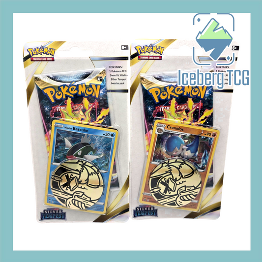 Pokemon Silver Tempest 2-Pack Blister Basculin & Cranidos Bundle