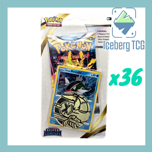 Pokemon Silver Tempest Blister x36 Pack Basculin & Cranidos Promos