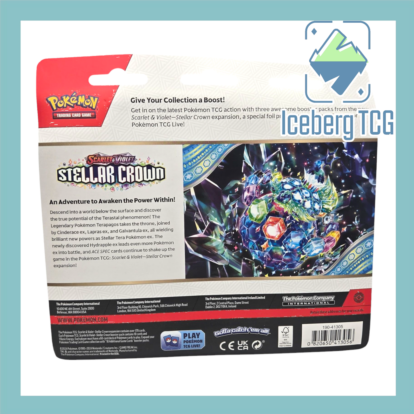 Pokemon Stellar Crown 3 Pack Blister Tinkaton & Latias Bundle